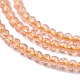 Chapelets de perles en verre G-K185-16H-3
