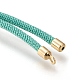Création de bracelets à cordon torsadé en nylon MAK-M025-142-2