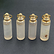 Colgantes de botella de perfume de ágata natural BOTT-PW0002-067-3