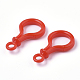 Opaque Solid Color Bulb Shaped Plastic Push Gate Snap Keychain Clasp Findings KY-T021-01I-3