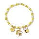Bracelet extensible en perles de verre BJEW-JB10022-01-1