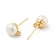 Accessoires de boucles d'oreilles en perles naturelles X-KK-B059-33G-2