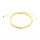 Bracelets de perles de nylon tressés réglables BJEW-JB06048-1