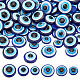 Hobbyay 300 個 6 スタイル樹脂ナザールボンジュウカボション  半円/ドーム  ブルー  8~12x3.5~4.5mm  50個/スタイル CRES-HY0001-05-1