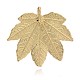 Autumn Theme Maple leaf Alloy Pendants PALLOY-J659-02G-2