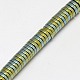 Electroplate Non-magnetic Synthetic Hematite Beads Strands G-J164A-4mm-08-3