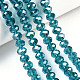 Electroplate Glass Beads Strands EGLA-A034-T1mm-A33-4