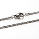 304 Stainless Steel Cable Chain Necklaces NJEW-N0047-35-1
