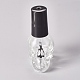 Botella vacía del esmalte de uñas de cristal transparente MRMJ-WH0058-02B-1