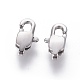 304 Stainless Steel Lobster Claw Clasps STAS-G201-06A-P-2