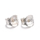 Accessoires de boucle d'oreille en argent sterling X-STER-O013-05-3