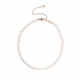 Grado un collar de cuentas de perlas naturales para mujer NJEW-JN03860-1