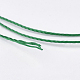 ポリエステル糸  カスタム織りジュエリー作りのために  グリーン  0.25mm  約700m /ロール NWIR-K023-0.25mm-01-2