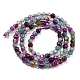 Chapelets de perles d'agate naturelle G-Q1000-01-4
