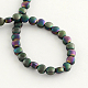 Electroplate Non-magnetic Synthetic Hematite Beads Strands X-G-R259-03F-2