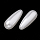 Hebras de perlas de imitación de plástico ecológico MACR-S286-F-04-2
