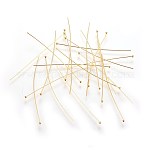 Brass Ball Head pins, Golden Color, Size:  about 0.5mm thick, 24 Gauge,, 50mm long, Head: 1.5mm