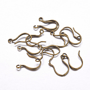 Brass Earring Hooks KK-P8066-AB-NF