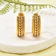 Серьги-гвоздики из нержавеющей стали 304 EJEW-G423-04G