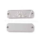304 Stainless Steel Connector Charms STAS-K242-18P