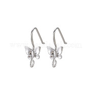 Brass Earring Hooks KK-S356-658P-NF