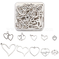  KISSITTY 50-Piece Tibetan Antique Silver Filigree Tube