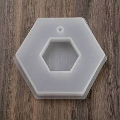 Stampi in silicone per sabbie mobili fai da te cuore pixel&nbsp;LS-AJEW-U013-03H