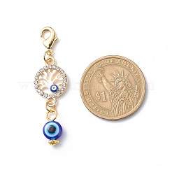 Décorations pendentif thème mauvais œil&nbsp;HJEW-JM00782