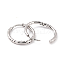 Pendientes de aro huggie de acero inoxidable 304 que no se deslustran para mujer&nbsp;EJEW-F280-07C-P
