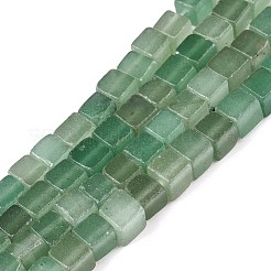 Chapelets de perles en aventurine vert naturel&nbsp;G-T139-6x6-36A