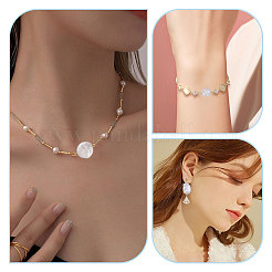 120 Stück 12 Stile ABS-Kunststoff mit Acrylperlen & Eisenanhängern & Verbindungsstück-Charms&nbsp;PALLOY-PH01910