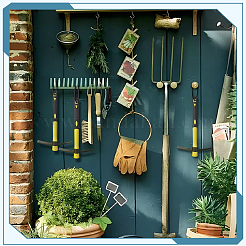 4 Stück robuste Mini-Gartenhacke aus Manganstahl mit Kunststoffgriff zum Graben&nbsp;TOOL-DR0001-17