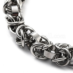 Anlaufgeschütztes 201 Edelstahl-Kettenarmband&nbsp;BJEW-Z023-16P