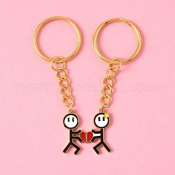 2 portachiavi smaltato in acciaio inossidabile 304&nbsp;KEYC-FS00034-01