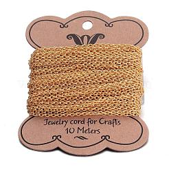 Catene portacavi in acciaio inossidabile placcate ionica (ip) 304&nbsp;CHS-P001-05G-0.6MM