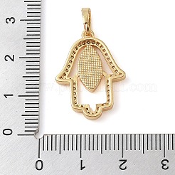 Messing micro pave klare zirkonia anhänger&nbsp;KK-I712-60G-02