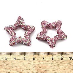 Sternförmige Strassperlen aus Polymerton&nbsp;CLAY-NH0001-06P