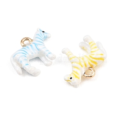Anhänger aus Zebra-Emaille&nbsp;ENAM-P264-05G