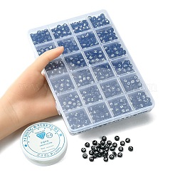 1200pcs DIY Acryl Perlen Stretch Armbänder Kits für den Kindertag&nbsp;DIY-YW0001-88B