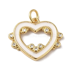 Pendentifs en laiton plaqué micro pavé&nbsp;KK-B092-10G
