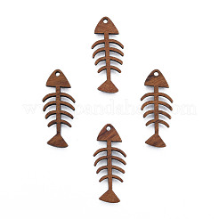 Anhänger aus natürlichem Nussbaumholz&nbsp;WOOD-N011-016