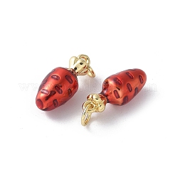 Messing Emaille Anhänger / charms&nbsp;KK-D336-06G-08