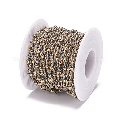 Chaînes à perles synthétiques non magnétiques fabriquées à la main&nbsp;CHC-F007-16P-03