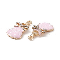 Legierung rhinestone-anhänger&nbsp;ENAM-B053-01G-02
