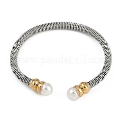 Brazaletes de acero inoxidable 304 para mujer&nbsp;STAS-M023-10GP