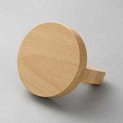 Stempelplatte aus Kiefernholz mit Griff&nbsp;TOOL-WH0155-216B