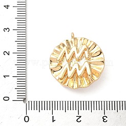 Messing micro pave Zirkonia Emaille Anhänger&nbsp;KK-L250-08G-12