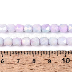Anlaufschutz-Glasperlenstränge mit galvanischer Beschichtung&nbsp;GLAA-N057-6mm-05