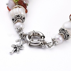 Braccialetti con perline natalizie&nbsp;BJEW-JB05299