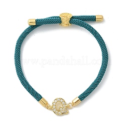 Bracelets réglables en nylon&nbsp;LS-BJEW-C096-01G-17